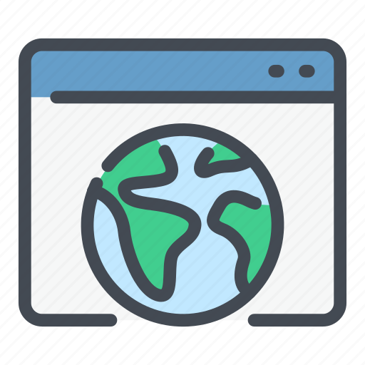 Earth, globe, internet, online, web, website, worldwide icon - Download on Iconfinder
