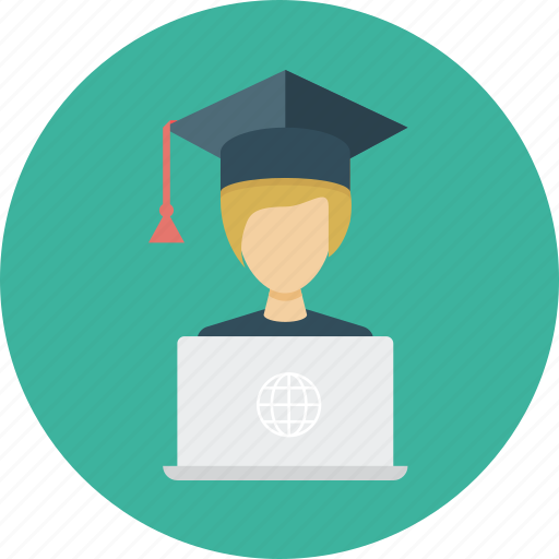 Online, training, learning, student, laptop icon - Download on Iconfinder