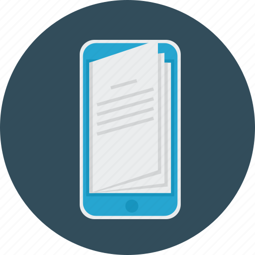 Book, phone, learning, smartphone icon - Download on Iconfinder