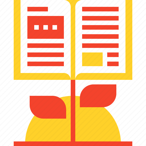 Book, education, expand, growth, knowledge, plant, study icon - Download on Iconfinder
