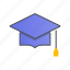cap, graduate, education, knowledge, university 