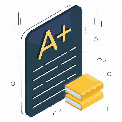 A+ grade, result sheet, exam result, grade sheet, marksheet icon - Download on Iconfinder