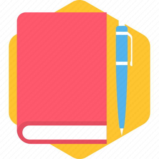 Diary, note, pen, document, folder, read, study icon - Download on Iconfinder