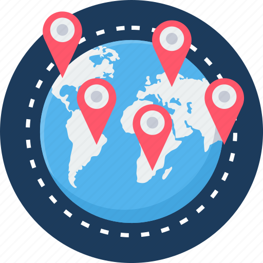 Locate us, location, map, world icon - Download on Iconfinder