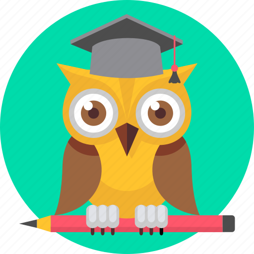 Cartoon, college, owl, professor, smartclass, smartclasses, teacher icon - Download on Iconfinder