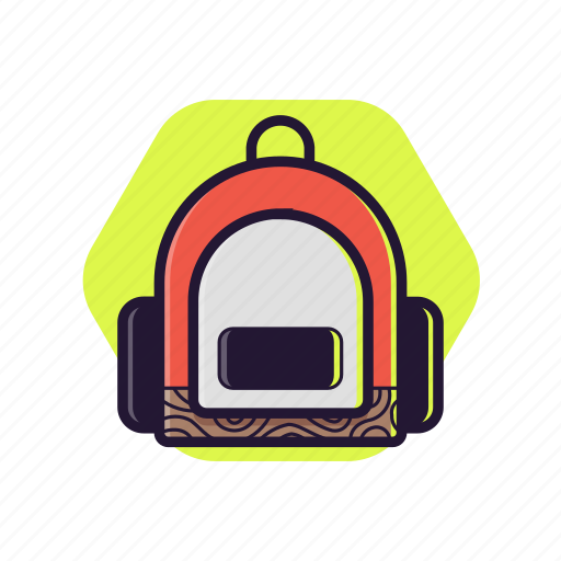 Bag, education, school, studying, wood style icon - Download on Iconfinder