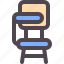 chair, class, school, study 