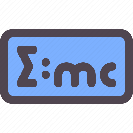 Formula, physics, relativity, school icon - Download on Iconfinder