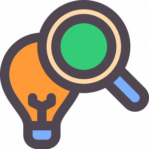 Bulb, search, solution, solve icon - Download on Iconfinder