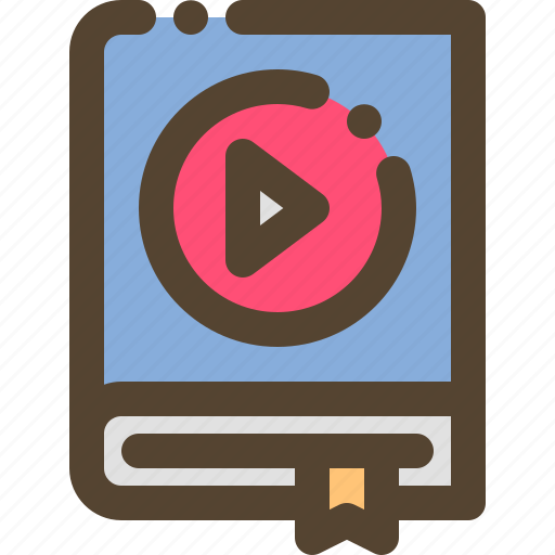 Audio, audiobook, book, play icon - Download on Iconfinder