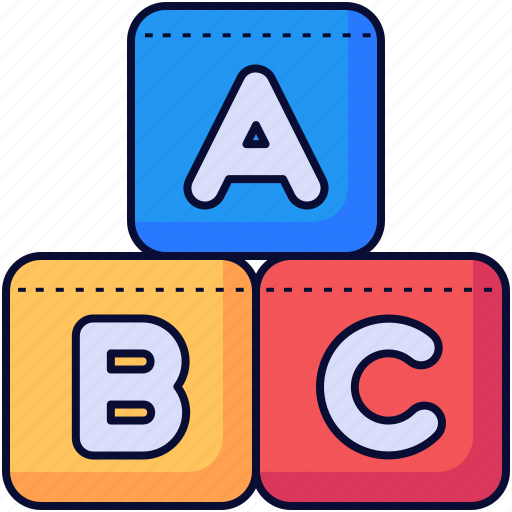 Abc, alphabet, block, cubes icon - Download on Iconfinder