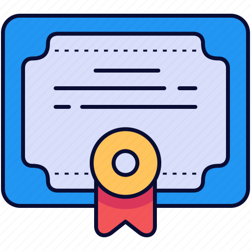 Certificate, certificates, certification, diploma, license icon - Download on Iconfinder