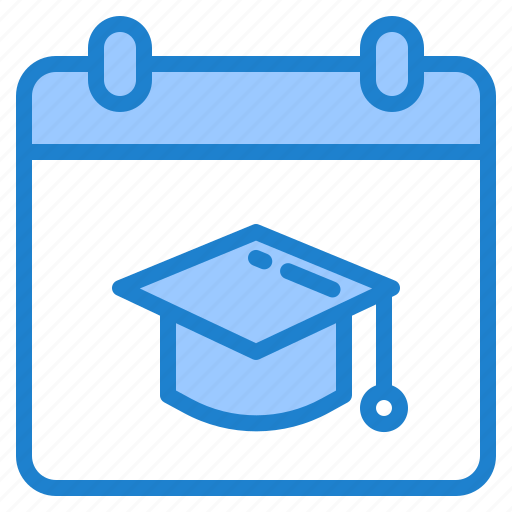 Calendar, graduation, degree, school, education icon - Download on Iconfinder