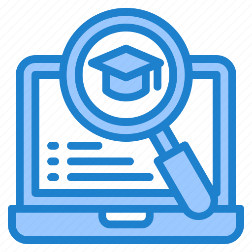 Degree, search, graduation, school, education icon - Download on Iconfinder