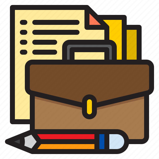 School, pencil, bag, paper, education icon - Download on Iconfinder