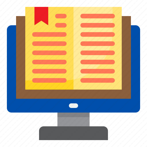 Book, computer, learning, school, education icon - Download on Iconfinder