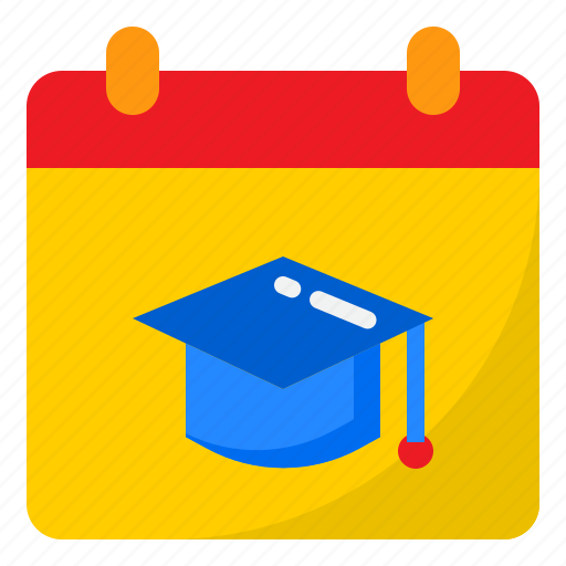 Calendar, graduation, degree, school, education icon - Download on Iconfinder