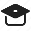 graduation, hat, cap, college, education, learning, graduate 