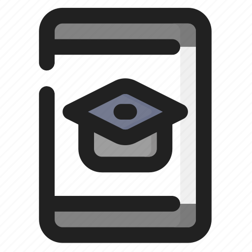 Learning, online, school, education, mobile, phone icon - Download on Iconfinder