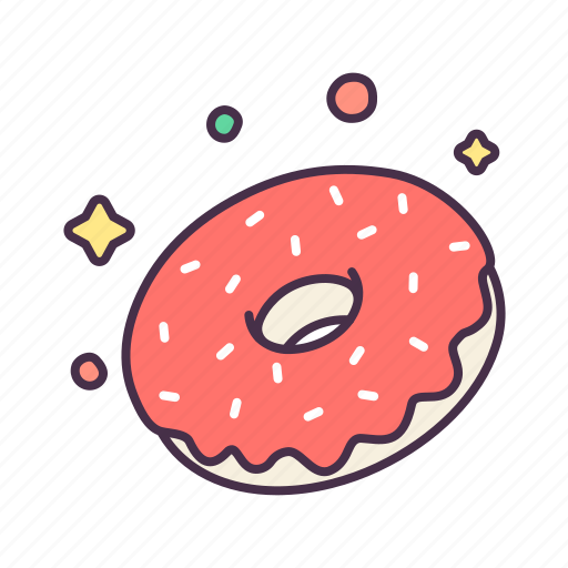 Breakfast, donut, eat, energy, food, sugar, sweet icon - Download on Iconfinder