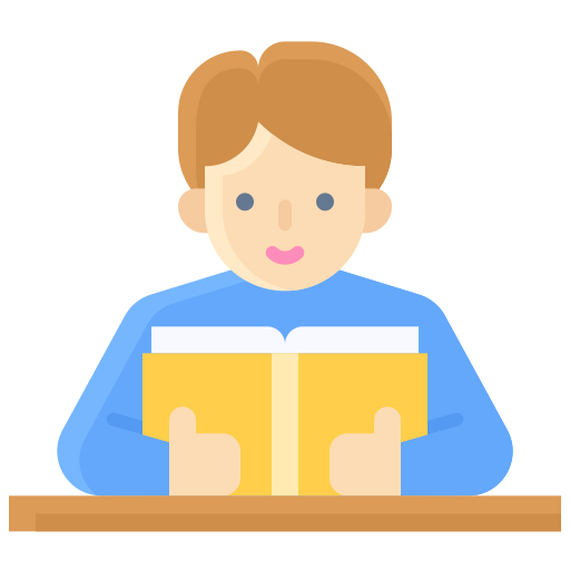 Education, knowledge, learn, study, educate, boy, reading icon - Download on Iconfinder