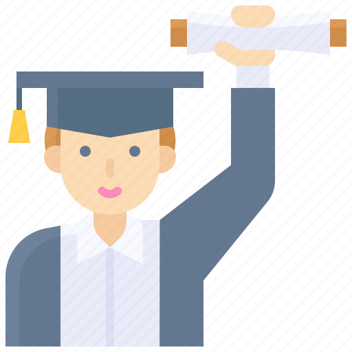 Education, knowledge, learn, educate, graduation, graduate, man icon - Download on Iconfinder