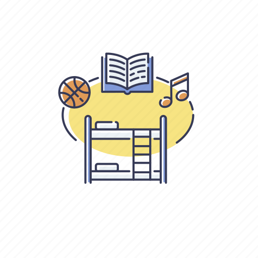 Boarding school, boarding school icon, college, educational institution icon - Download on Iconfinder