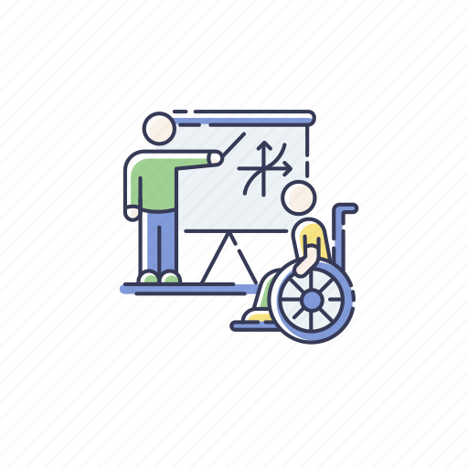 Disabled, inclusive, special education, special education icon icon - Download on Iconfinder