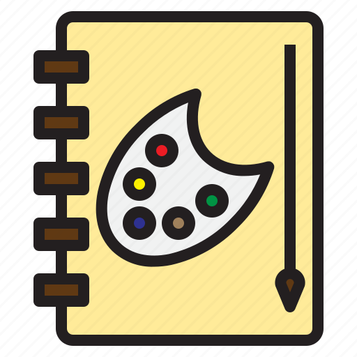 Art, learning, notebook, report, search, study, tool icon - Download on Iconfinder