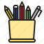 case, learning, pencil, report, search, study, tool 