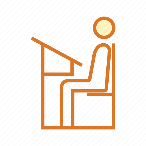 Class room, education, learning, study lamp, study room, study table icon - Download on Iconfinder