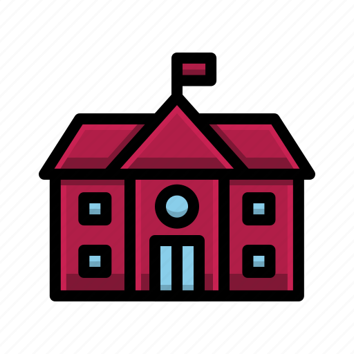 School, building, university icon - Download on Iconfinder