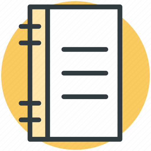 Data, notepad, notes, records, steno pad icon - Download on Iconfinder