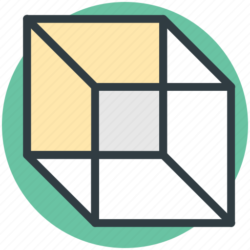 Box, cube, cube shape, hollow cube, shape icon - Download on Iconfinder