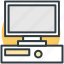 desktop, flat screen, monitor, pc, screen 