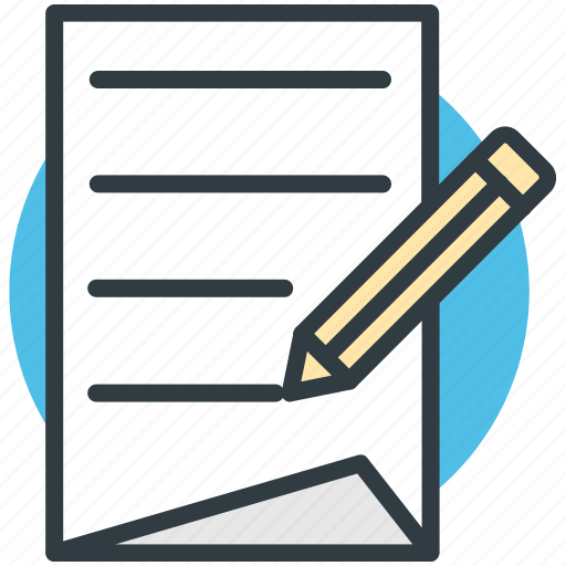 Notepad, pencil, write, writing, writing pad icon - Download on Iconfinder