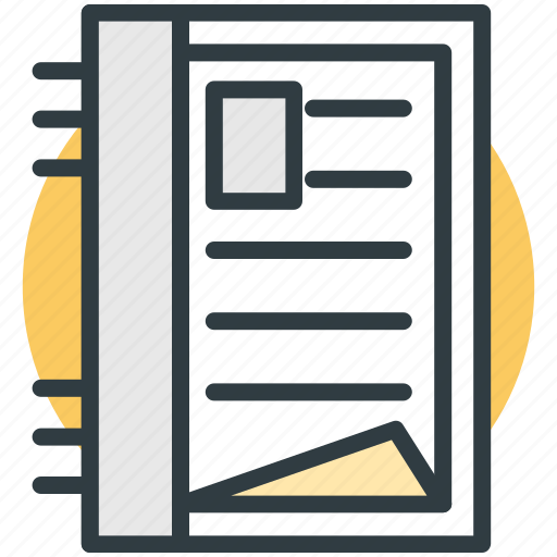 Data, notepad, notes, plan, steno pad icon - Download on Iconfinder