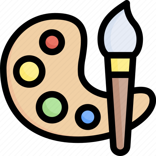 Art, art and design, artist, artistic, paint, painting, palette icon - Download on Iconfinder