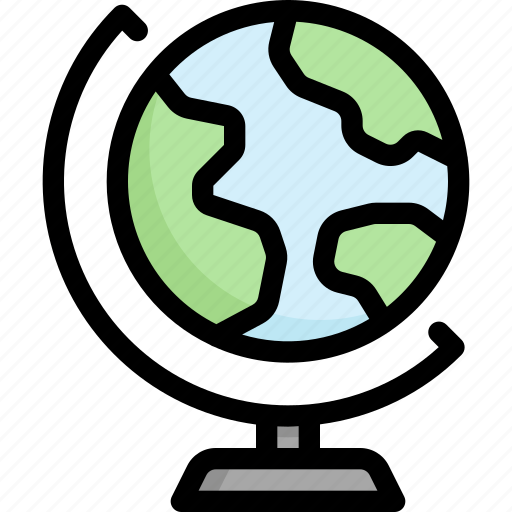 Earth globe, geography, globe, knowledge, maps and location, planet, study icon - Download on Iconfinder
