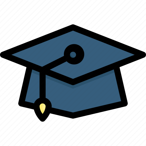 Degree, education, graduation cap, hat, mortarboard, school, university icon - Download on Iconfinder
