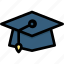 degree, education, graduation cap, hat, mortarboard, school, university 