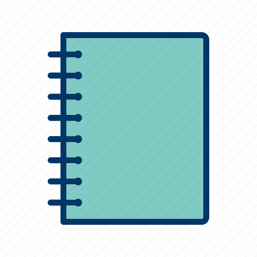 Diary, spiral notebook, book icon - Download on Iconfinder