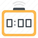 alarm, bell, clock, digital, time