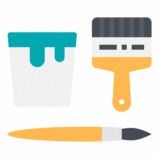 Art, brush, bucket, color, paint icon - Download on Iconfinder