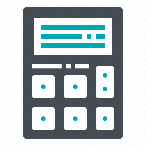 Accounting, calculate, calculator, digital, math icon - Download on Iconfinder