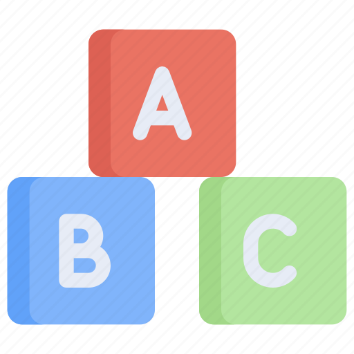 Abc block, alphabet, baby, blocks, child, game cube, letter icon - Download on Iconfinder