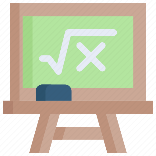 Blackboard, chalkboard, classroom, education, eraser, maths, school icon - Download on Iconfinder