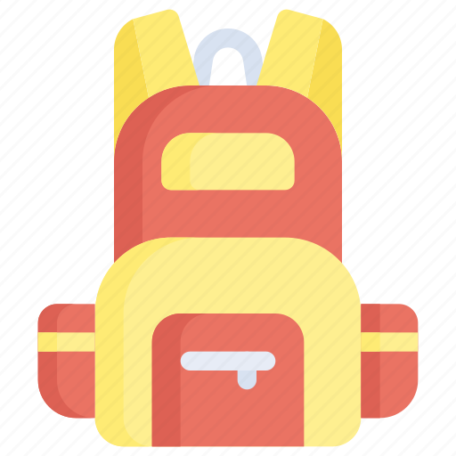 Backpack, baggage, education, luggage, school, school bag, travel icon - Download on Iconfinder