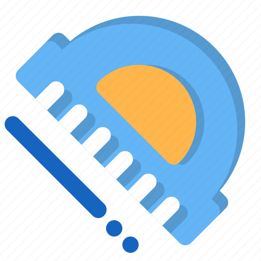 Angle, conveyor, geometry, protractor, ruler icon - Download on Iconfinder