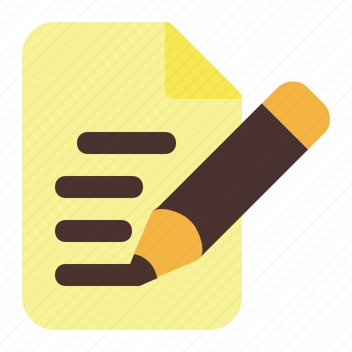 Writer, write, study, school, education icon - Download on Iconfinder